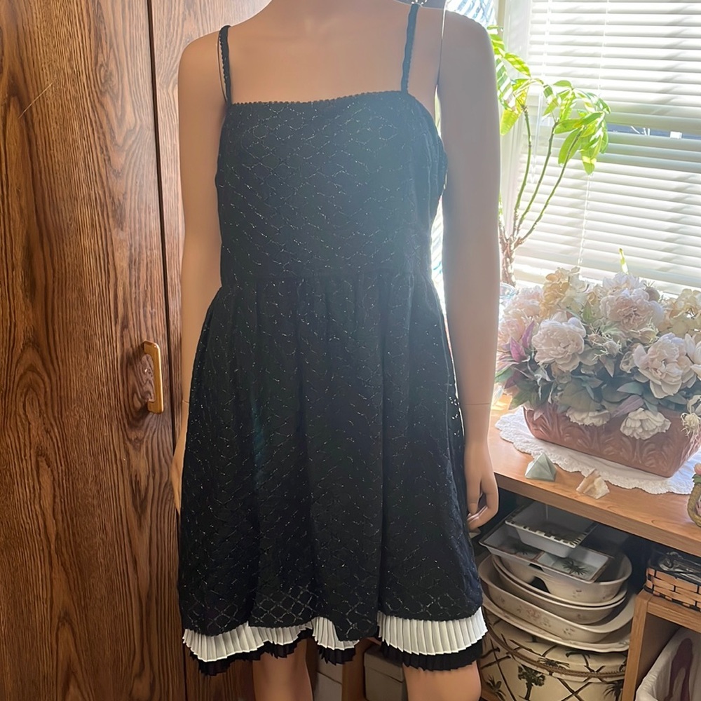 Juicy Couture Black Spaghetti Strap Dress